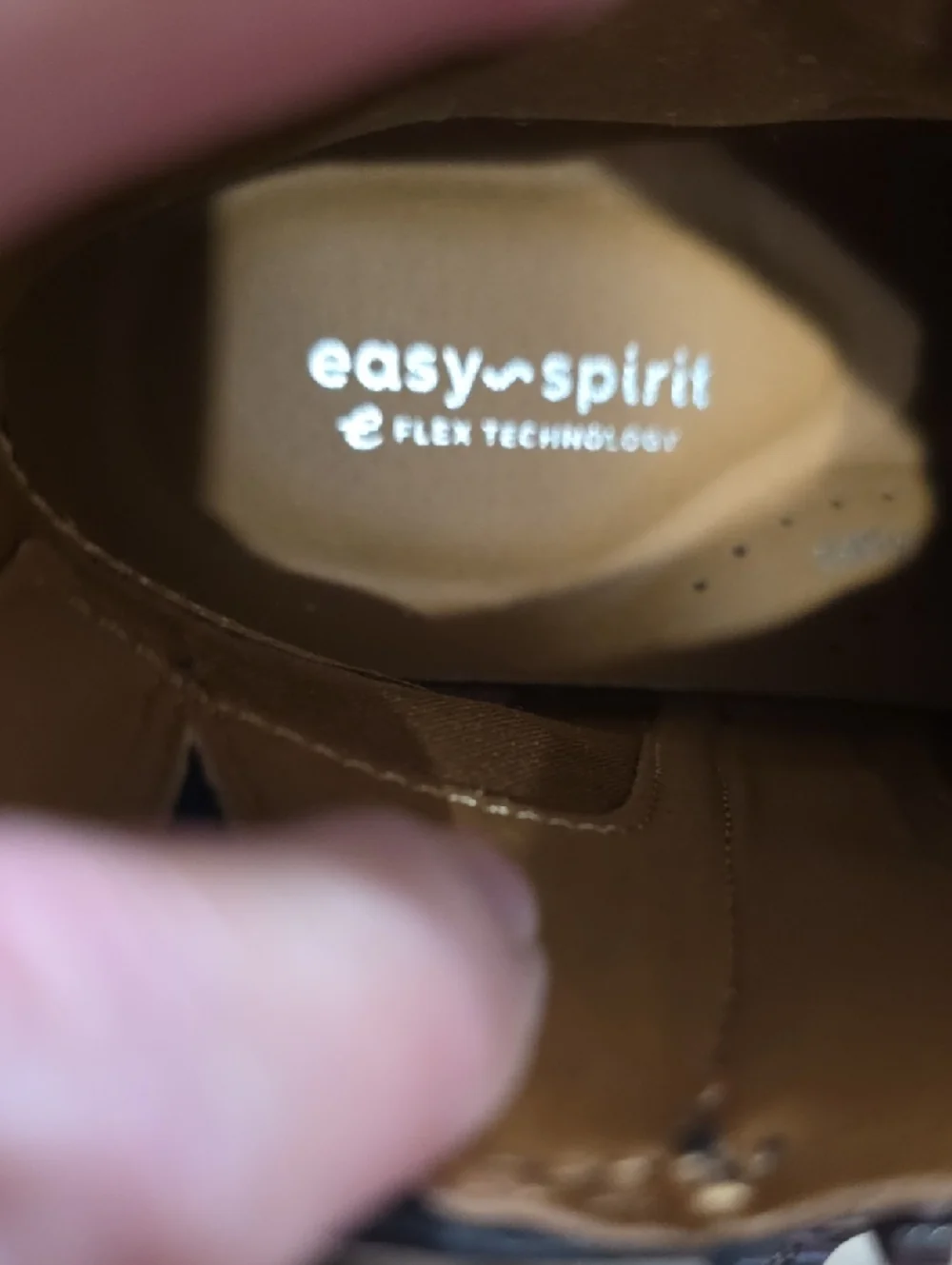 NWT Easy Spirit Women's‎ Leather Chukka Boots Dark Blue  Side Zip Comfort Sz 10